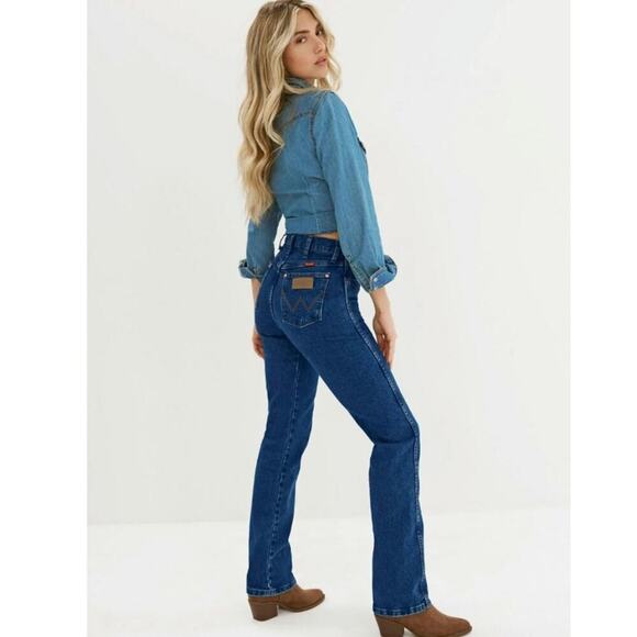 Wrangler Cowboy Cut Jeans Classic Fit Low Rise Women's Size 15/16 12MWZG NEW - Picture 2 of 6